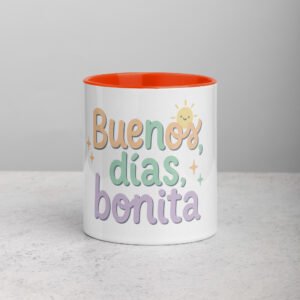 Taza “Buenos días, bonita” - Tazas con mensaje